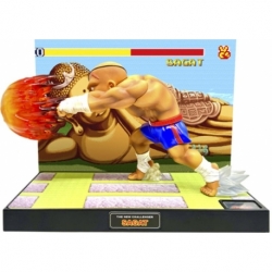 Street Fighter PVC statue with sound and light Sagat 17 cm