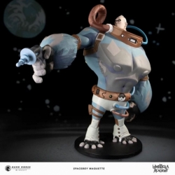 Umbrella Academy Estatua PVC Spaceboy Maquette 35 cm