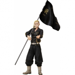 Tokyo Revengers Set de Estatua y Anillo PVC 1/8 Ken Ryuguji 30 cm - talla de anillo 15