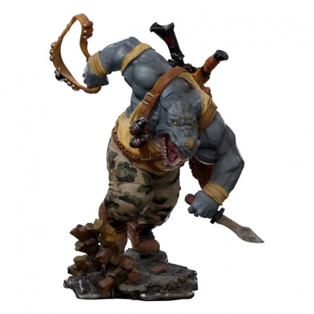 Ninja Turtles Statue BDS Art Scale 1/10 Rocksteady 24 cm