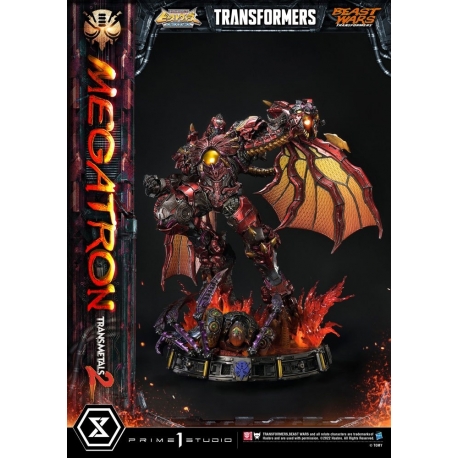 Transformers Beast Wars Estatua 1/4 Premium Masterline Megatron Transmetal 2 74 cm