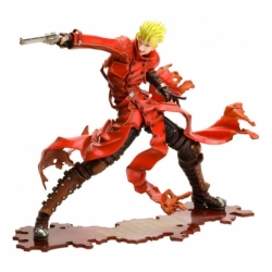 Trigun Badlands Rumble Statue ARTFX J 1/8 Vash The Stampede Renewal Package Version 19 cm