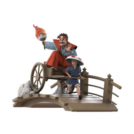 Ukiyo-E Statue Rickshaw Kart: Mushroom Shogun by Jed Henry Limited Edition 22 cm