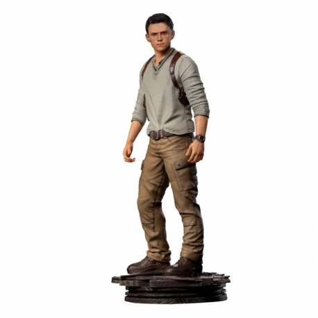 Uncharted Movie Estatua Art Scale 1/10 Nathan Drake 20 cm