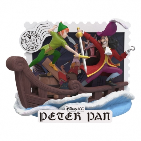 Disney 100th Anniversary PVC Diorama D-Stage Peter Pan 12 cm - Embalaje dañado