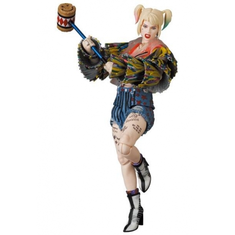 Birds Of Prey Figura MAF EX Harley Quinn Caution Tape Jacket Ver. 15 cm