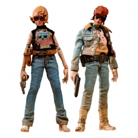 Death Gas Station Series Figures Canyon Sisters: Mrs. Death Gas Station Series T & Ms. L 15 cm