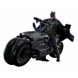 The Flash Figura con Vehículo Movie Masterpiece 1/6 Batman & Batcycle Set 30 cm