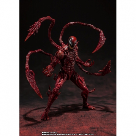 Venom: Habrá Matanza Figura S.H. Figuarts Carnage 21 cm