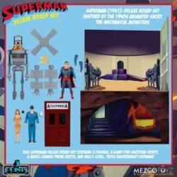 Superman The Mechanical Monsters (1941) Figuras 5 Points Deluxe Box Set 10 cm