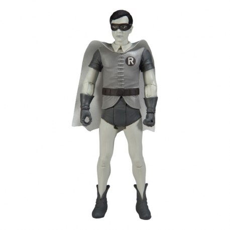 DC Retro Figura Batman 66 Robin (Black & White TV Variant) 15 cm