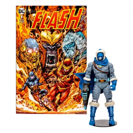 DC Direct Figura & Cómic Captain Cold Page Punchers (The Flash Comic) 18 cm