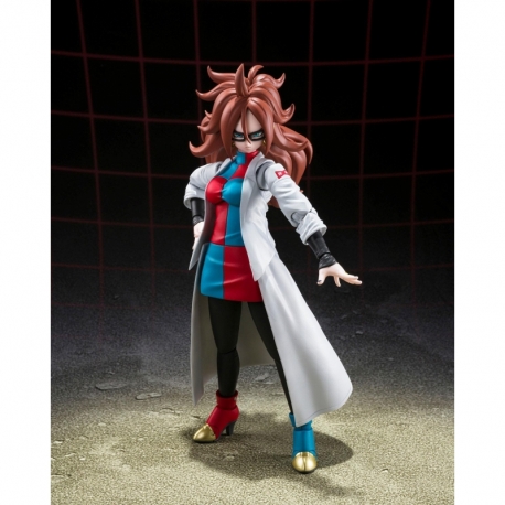 Dragon Ball FighterZ Figura S.H. Figuarts Android 21 (Lab Coat) 15 cm