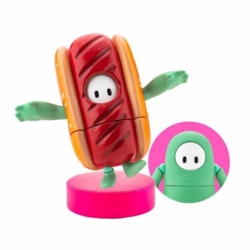 Fall Guys: Ultimate Knockout Figura 1/20 Pack 03 Mint Chocolate / Hot Dog Skin 8 cm