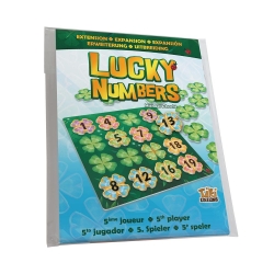 Lucky Numbers Expansión 5º Jugador del juego de mesa de Tranjis Games