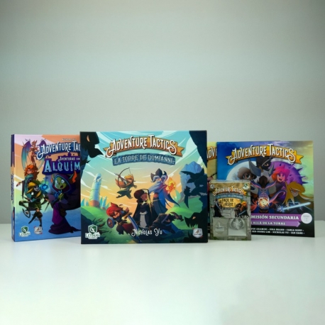 PACK Adventure Tactics: Domianne's Tower + Expansions by Maldito Games