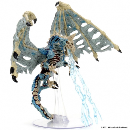 D&D Icons of the Realms Miniatures: Boneyard Premium Set - Blue Dracolich (Set 18) - EN