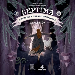 Expansión Augurios y Transformaciones del juego de mesa Septima de Maldito Games