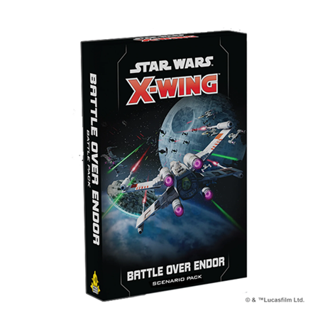 Star Wars X-Wing: Battle Over Endor Scenario Pack (Inglés) de Fantasy Flight Games