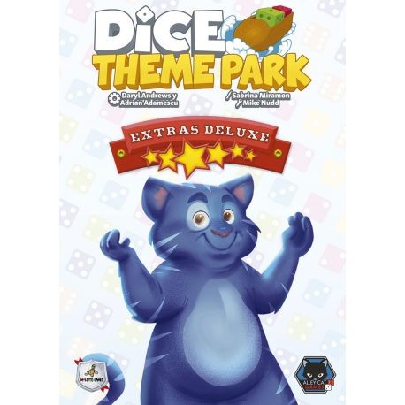 Deluxe Extras Dice Theme Park table game by Maldito Games