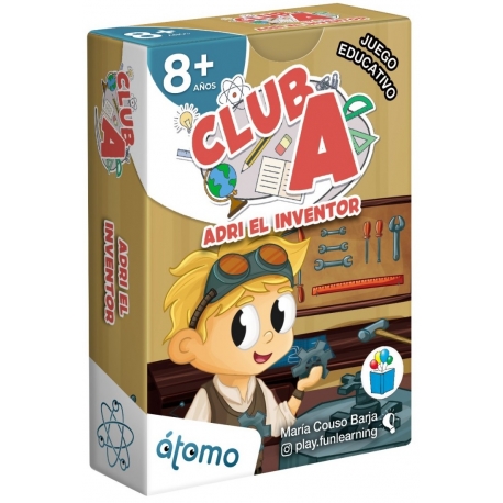 Adri el inventor es una nueva entrega de nuestra línea de juegos educativa CLUB A.
