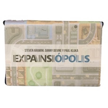 Expansiópolis es un juego cooperativo de cartas de los mismo autores que Caravana al Oeste (Circle the Wagons)