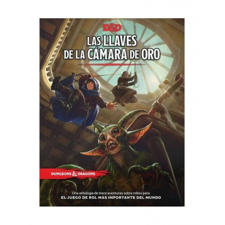 Libro Dungeons & Dragons: Las Llaves de la Cámara de Oro de Wizards of the Coast