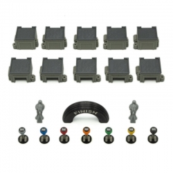 3D Accesories Full Upgrade Kit for Heat: Pedal to the Metal - 19 Pieces from BGExpansions