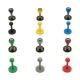 3D Accesories Full Upgrade Kit for Heat: Pedal to the Metal & Heavy Rain Expansion - 21 Pieces from BGExpansions