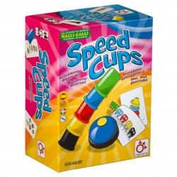 Speed Cups es un Un fantástico juego de reflejos para toda la familia de la marca Mercurio Distribuciones