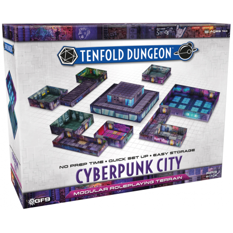 Cyberpunk City - Tenfold Dungeon (Inglés)