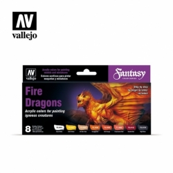 [72.312] Fire Dragons por Ángel Giráldez 17 ml. - Set de colores - Game & Xpress Color