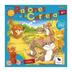 Juego de mesa infantil Ratones a la Carrera (Viva Topo) 3ª Edición de MasQueOca Ediciones