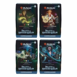Magic the Gathering Delitti al Maniero Karlov Commander Decks Box (4) (Italian)