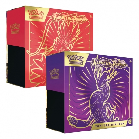 Pokémon Crimson & Purple Top Trainer Box (German)