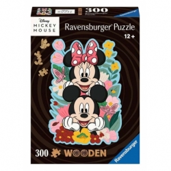 Disney WOODEN Mickey & Minnie wooden puzzle (300 pieces)