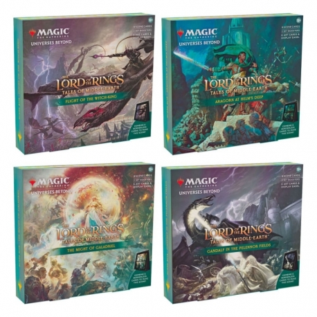 Magic the Gathering The Lord of the Rings: Tales of Middle-earth Scene Boxes Box (4) (English)