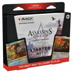 Magic the Gathering Universes Beyond: Assassin's Creed Caja de Kits de inicio de 2024 (12) (Inglés)