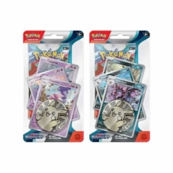 Pokémon TCG Scarlet & Violet: Paradox Rift Expositor Blister Premium Checklane (16) (Inglés)