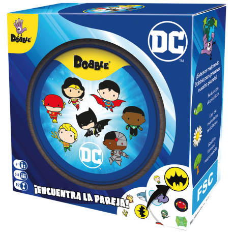 Dobble DC Universe card game from Zygomatic