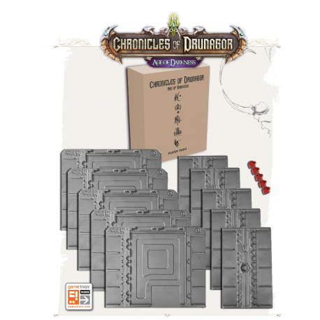 Chronicles of Drunagor: Hero Trayz board game by Maldito Games