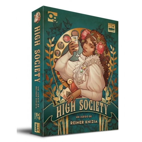 Hight Society es un clásico juego de subastas de Reiner Knizia, los jugadores deben pujar por los lujos de la vida