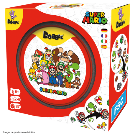 Dobble Super Mario Eco Sleeve card game from Zygomatic