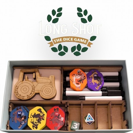Insert compatible with LONG SHOT: THE DICE GAME from WithOut Mess