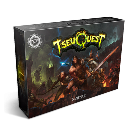 TseuQuesT es un juego de mazmorreo con miniaturas en resina