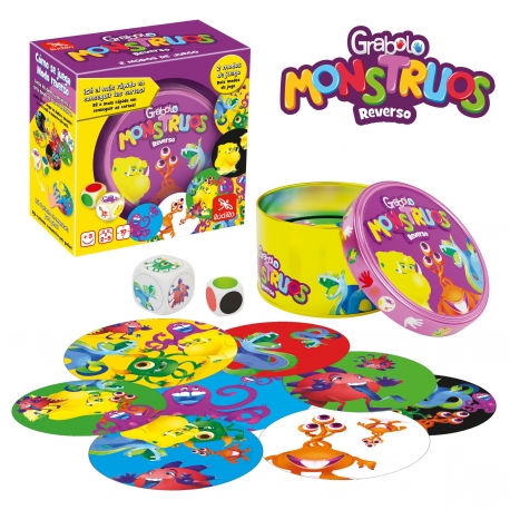 Juego de cartas Grabolo Monstruos Reverso de Ludilo