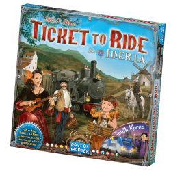 Ticket to Ride! Iberia and South Korea table game from Days of Wonder