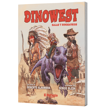 Juego de rol Dinowest: balas y dinosaurios de El refugio de Ryhope