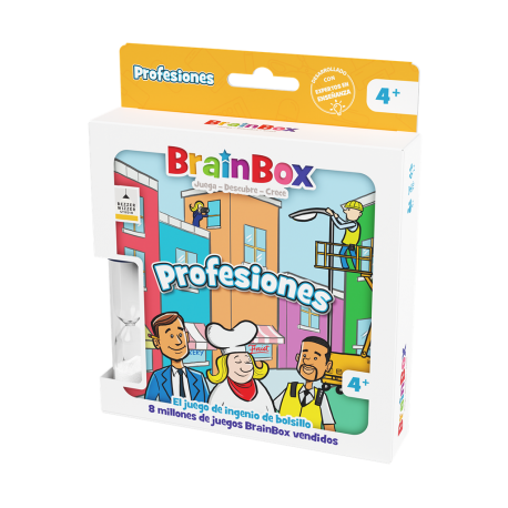 Juego de cartas BrainBox Pocket Profesiones de Beezerwizzer Studio