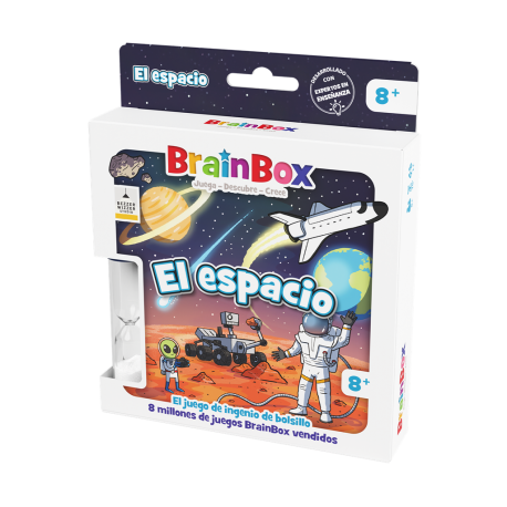 Juego de cartas BrainBox Pocket El espacio de Beezerwizzer Studio